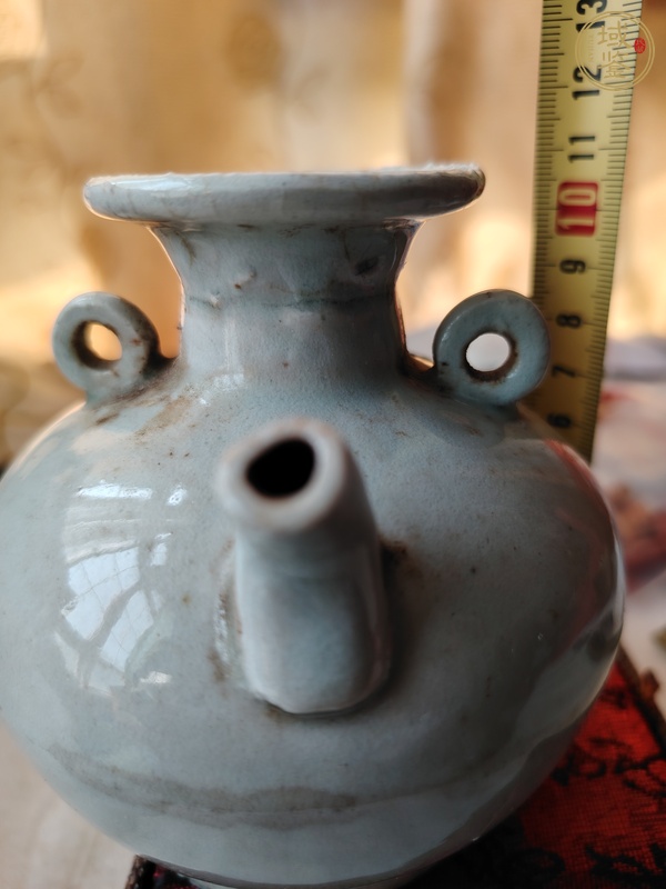 古玩陶瓷青白釉三系執壺真品鑒賞圖