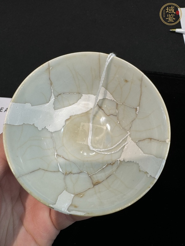古玩陶瓷花卉紋杯真品鑒賞圖