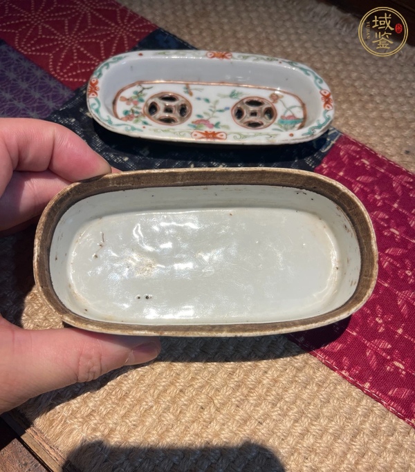 古玩陶瓷粉彩人物故事刨花缸真品鑒賞圖