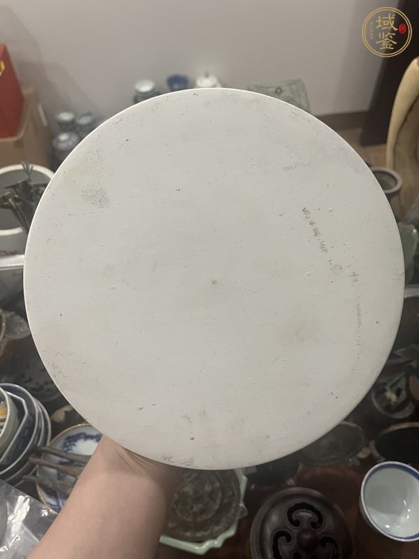 古玩陶瓷山水紋盤(pán)真品鑒賞圖