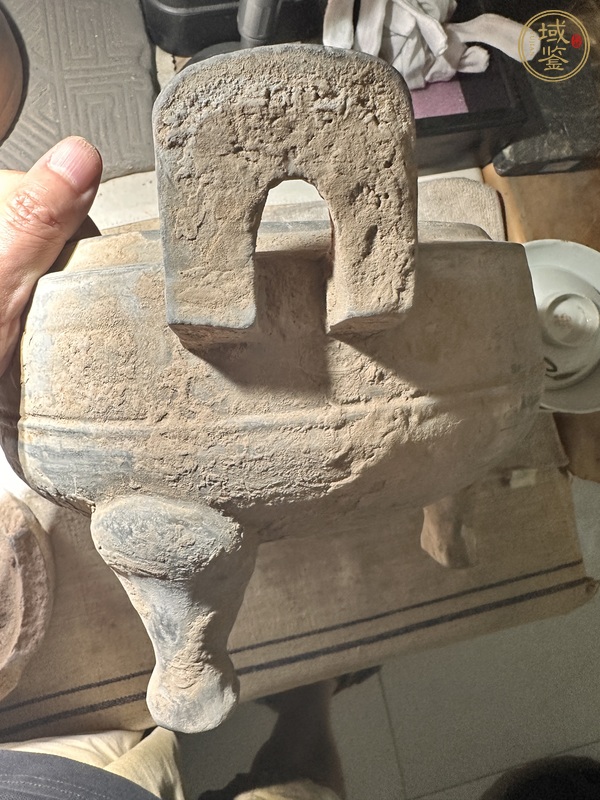 古玩陶鼎真品鑒賞圖