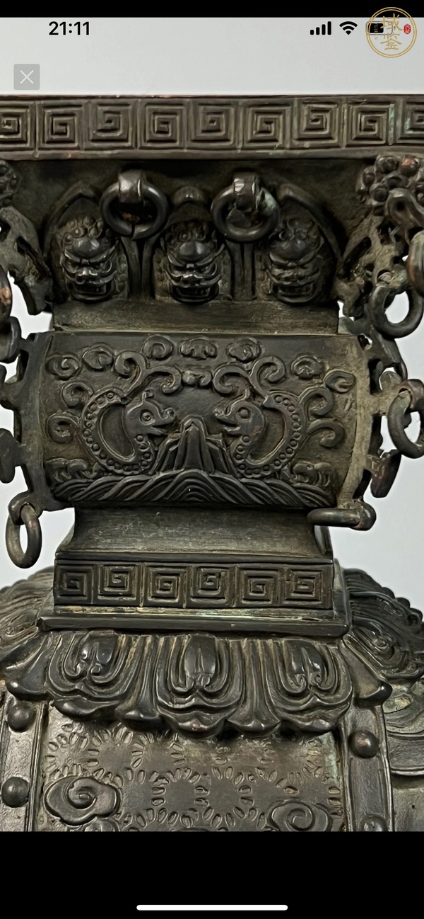古玩銅器銅象真品鑒賞圖