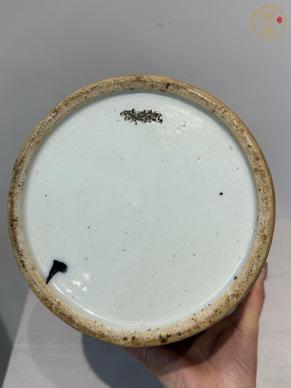 古玩陶瓷粉彩人物故事紋雙耳瓶真品鑒賞圖