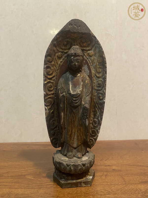 古玩雜項(xiàng)木雕佛像真品鑒賞圖