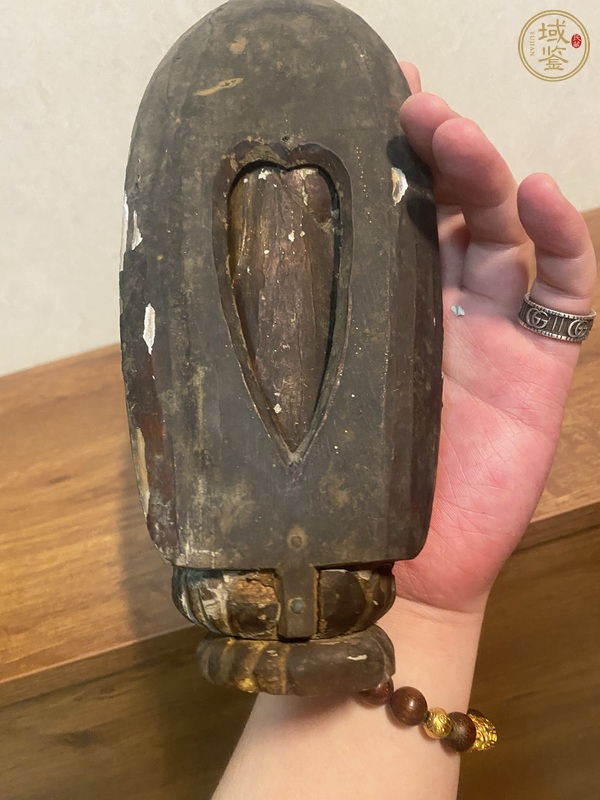 古玩雜項(xiàng)木雕佛像真品鑒賞圖