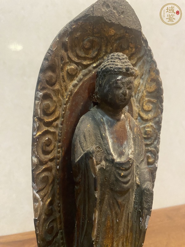 古玩雜項(xiàng)木雕佛像真品鑒賞圖
