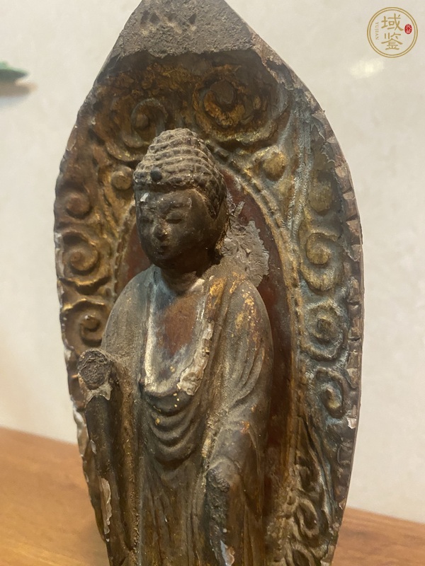 古玩雜項(xiàng)木雕佛像真品鑒賞圖