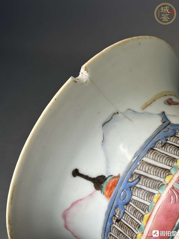 古玩陶瓷清同治 粉彩嬰戲圖觀音瓶真品鑒賞圖