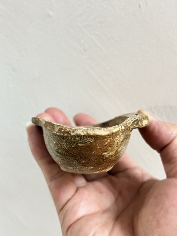 古玩陶瓷青釉耳杯拍賣，當前價格1188元