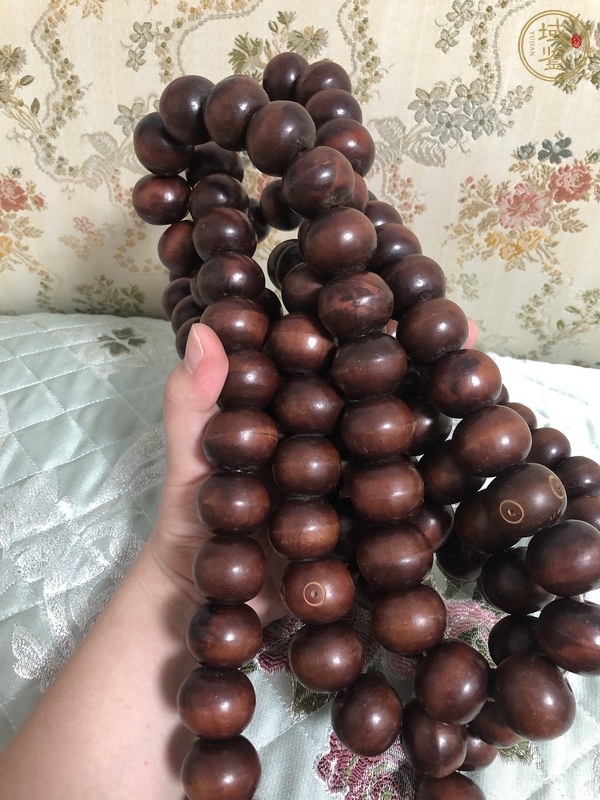 古玩雜項木珠串真品鑒賞圖