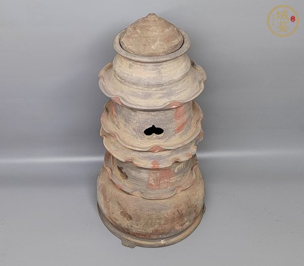 古玩陶瓷陶塔真品鑒賞圖