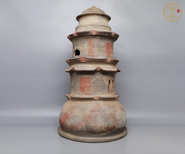 古玩陶瓷陶塔真品鑒賞圖