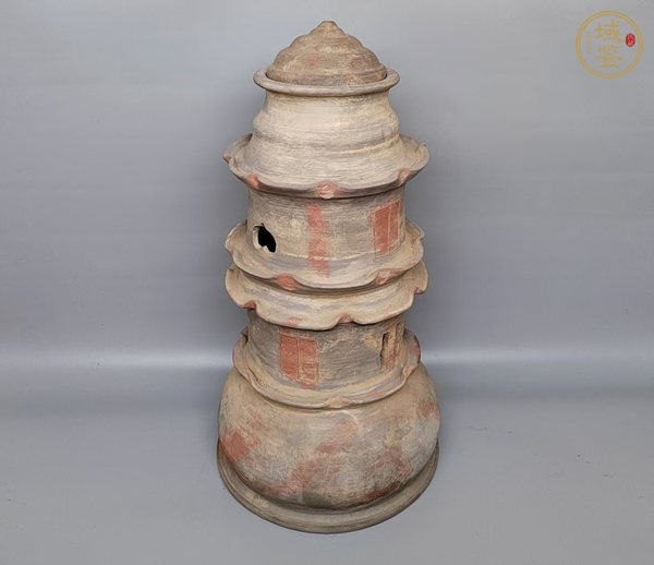 古玩陶瓷陶塔真品鑒賞圖