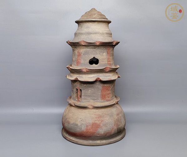 古玩陶瓷陶塔真品鑒賞圖