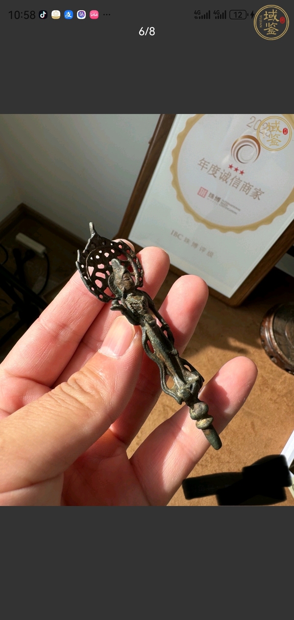 古玩銅器造像真品鑒賞圖