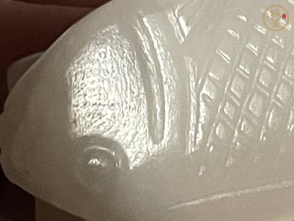 古玩玉器和田玉雕“魚形墜”真品鑒賞圖