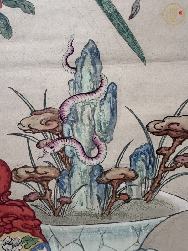 古玩字畫端陽午瑞圖真品鑒賞圖