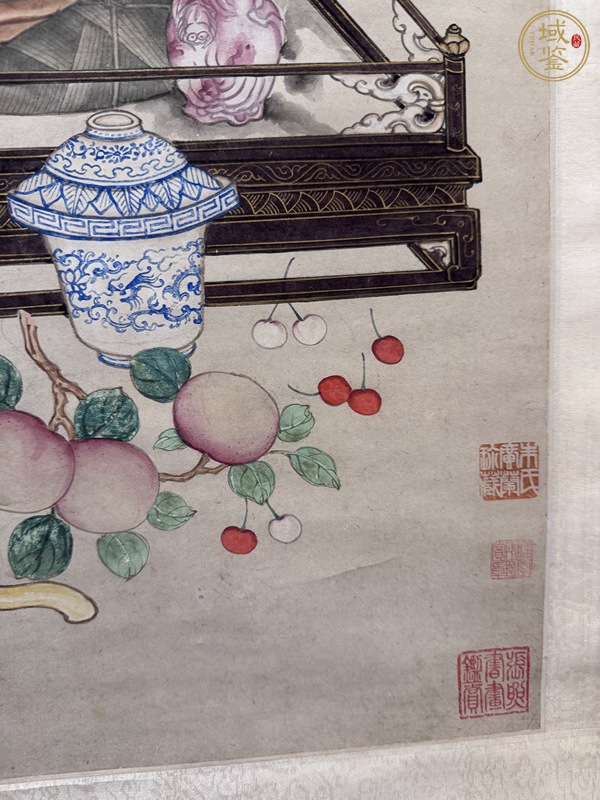 古玩字畫端陽午瑞圖真品鑒賞圖