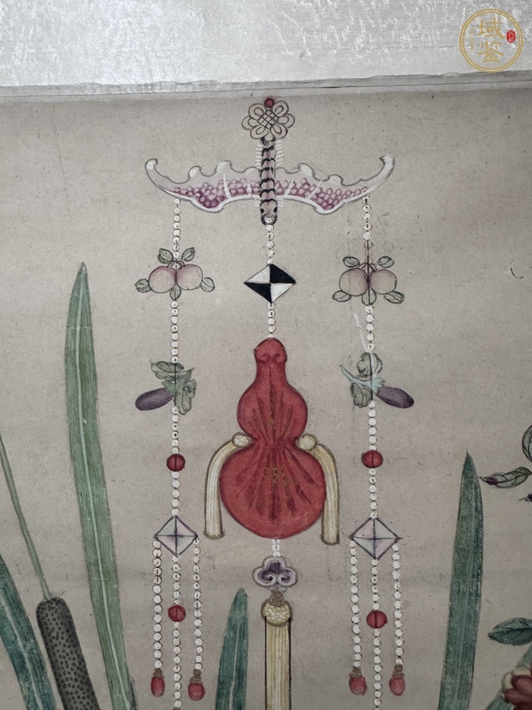 古玩字畫端陽午瑞圖真品鑒賞圖