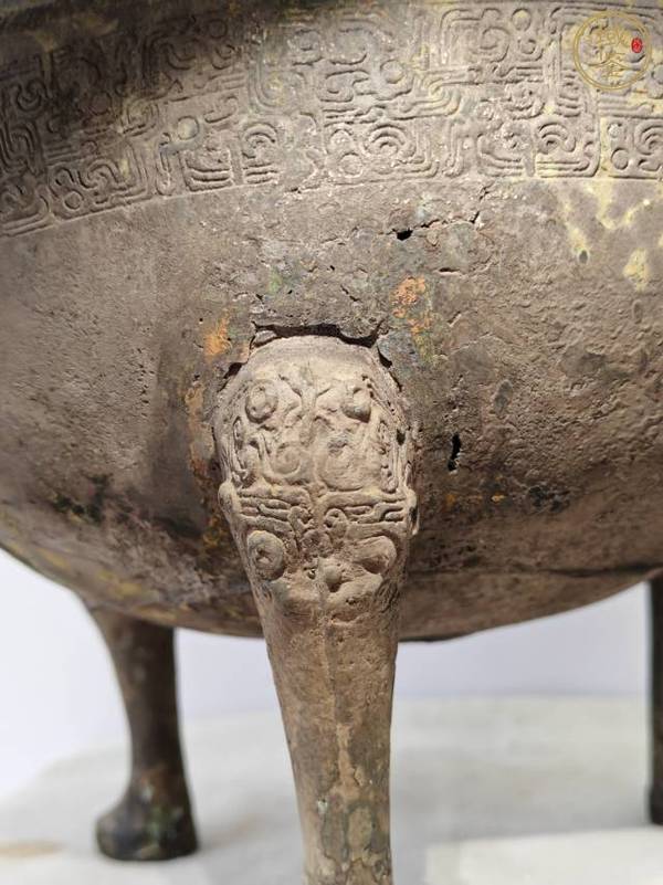 古玩銅器銅鼎真品鑒賞圖