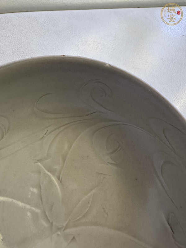 古玩陶瓷定窯刻花碗真品鑒賞圖