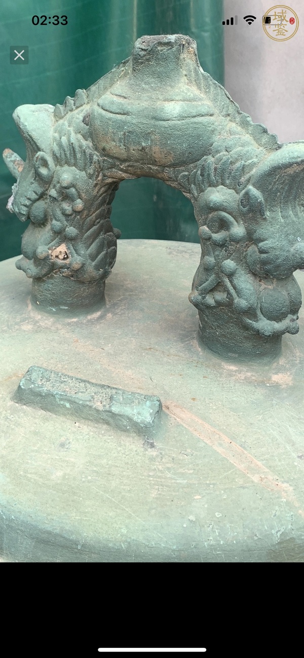 古玩銅器銅鐘真品鑒賞圖