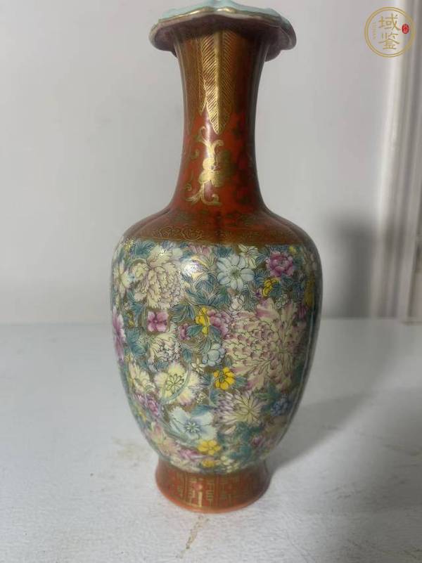 古玩陶瓷粉彩瓶真品鑒賞圖