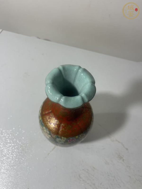 古玩陶瓷粉彩瓶真品鑒賞圖