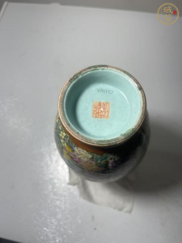 古玩陶瓷粉彩瓶真品鑒賞圖