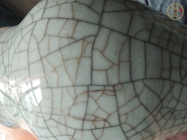 古玩陶瓷哥釉尊（損）真品鑒賞圖