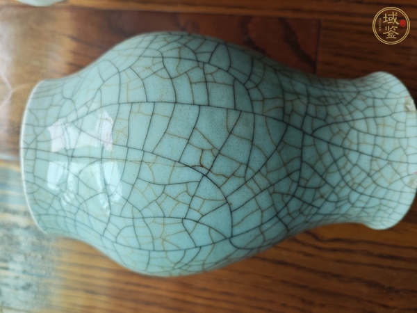 古玩陶瓷哥釉尊（損）真品鑒賞圖