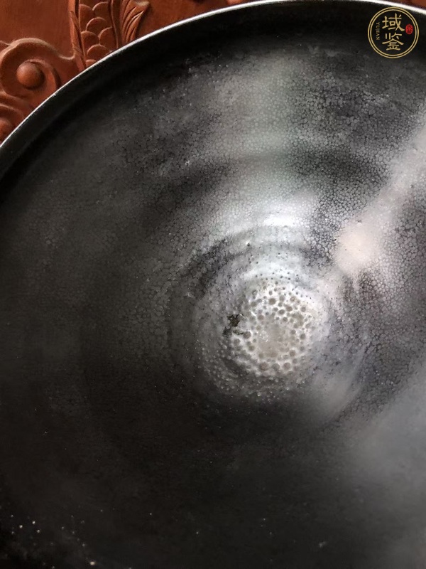 古玩陶瓷渾源窯油滴大碗真品鑒賞圖