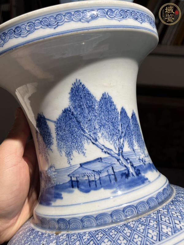 古玩陶瓷青花尊真品鑒賞圖