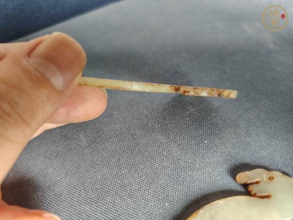 古玩玉器仿古玉龍型件真品鑒賞圖