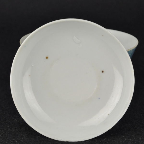 古玩陶瓷民國(guó)爐鈞釉蓋碗拍賣(mài)，當(dāng)前價(jià)格3600元