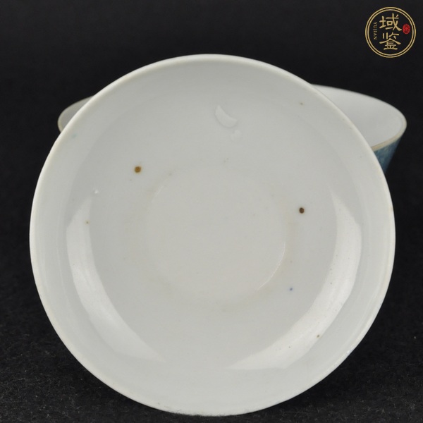 古玩陶瓷爐鈞釉蓋碗真品鑒賞圖