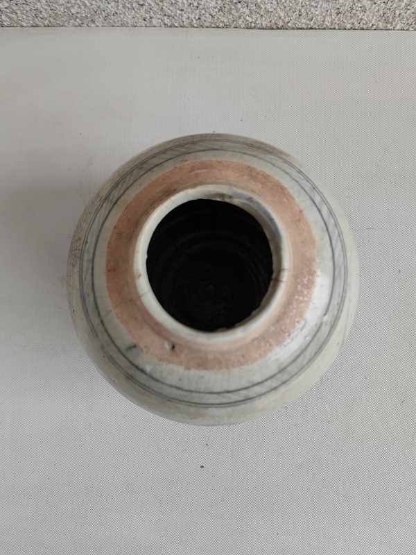 古玩陶瓷青花山水人物罐拍賣，當前價格450元