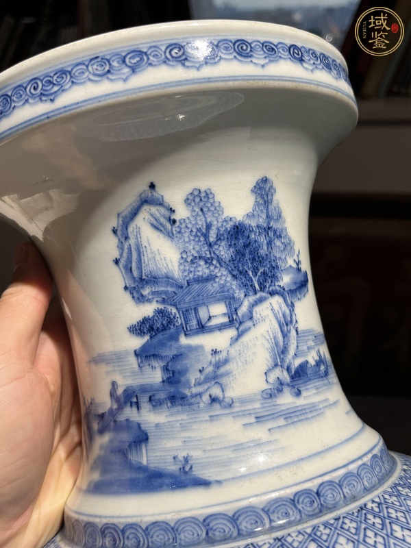 古玩陶瓷青花尊真品鑒賞圖