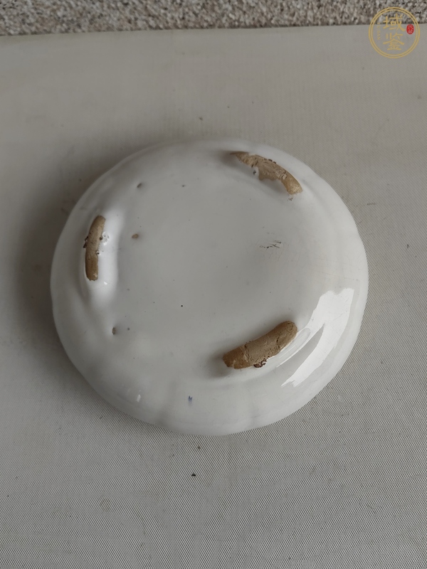 古玩陶瓷白釉水洗真品鑒賞圖