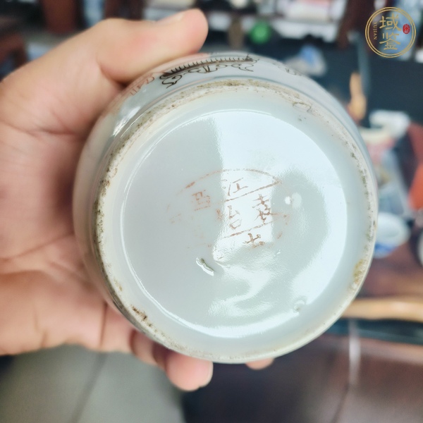 古玩陶瓷描金糖缸真品鑒賞圖