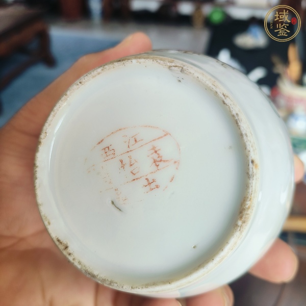 古玩陶瓷描金糖缸真品鑒賞圖