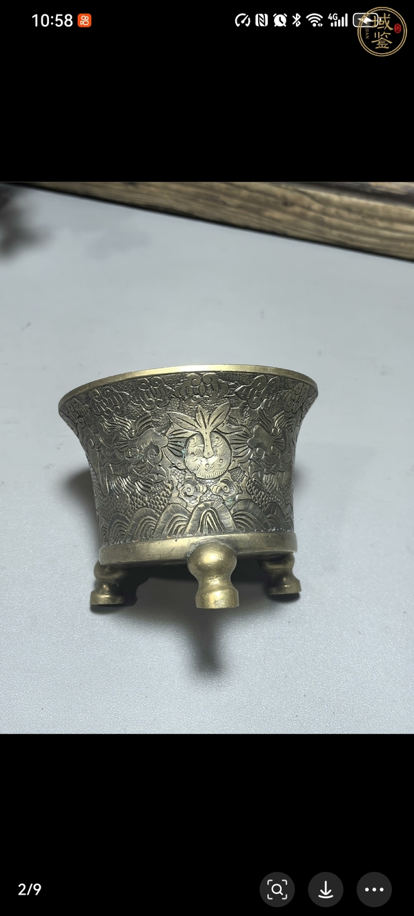古玩銅器爐子真品鑒賞圖