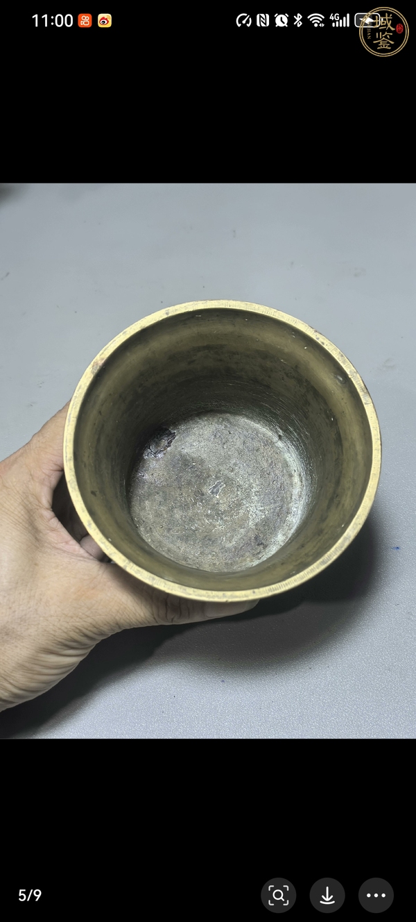 古玩銅器爐子真品鑒賞圖