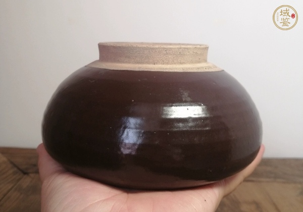 古玩陶瓷褐釉香爐真品鑒賞圖