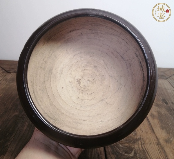 古玩陶瓷褐釉香爐真品鑒賞圖