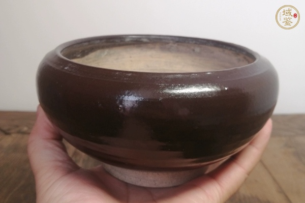 古玩陶瓷褐釉香爐真品鑒賞圖