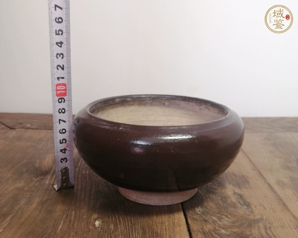 古玩陶瓷褐釉香爐真品鑒賞圖