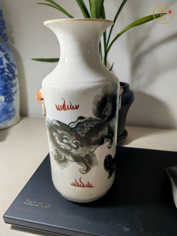 古玩陶瓷粉彩瓶真品鑒賞圖