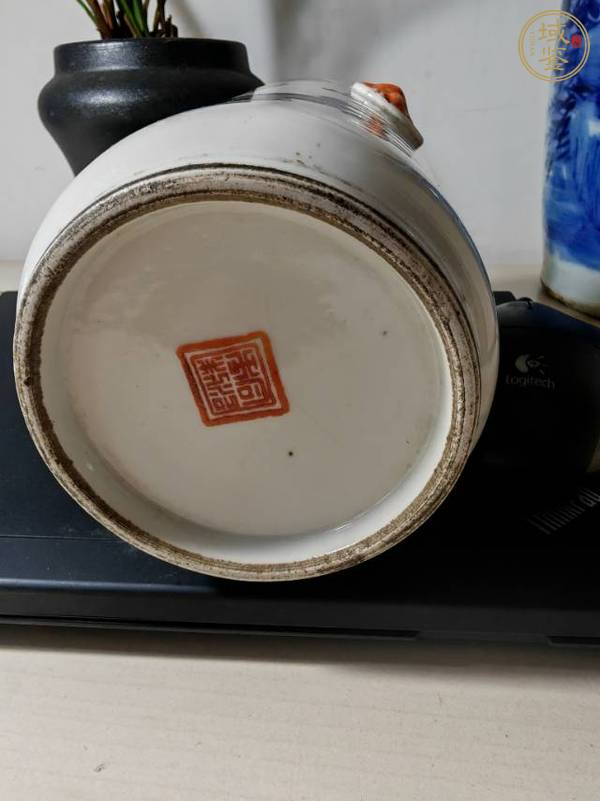 古玩陶瓷粉彩瓶真品鑒賞圖
