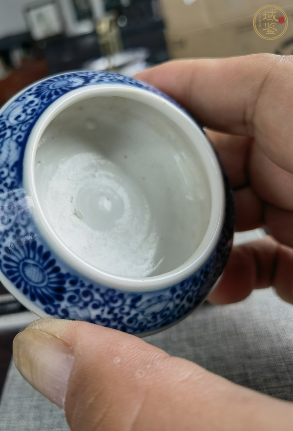 古玩陶瓷青花水呈真品鑒賞圖